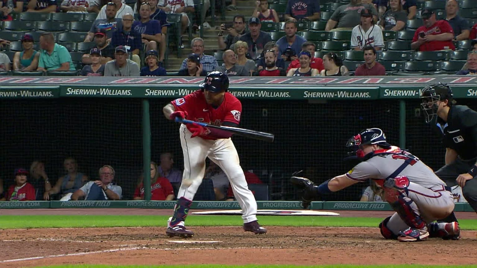 José Ramírez is HBP 07/05/2023 Cleveland Guardians