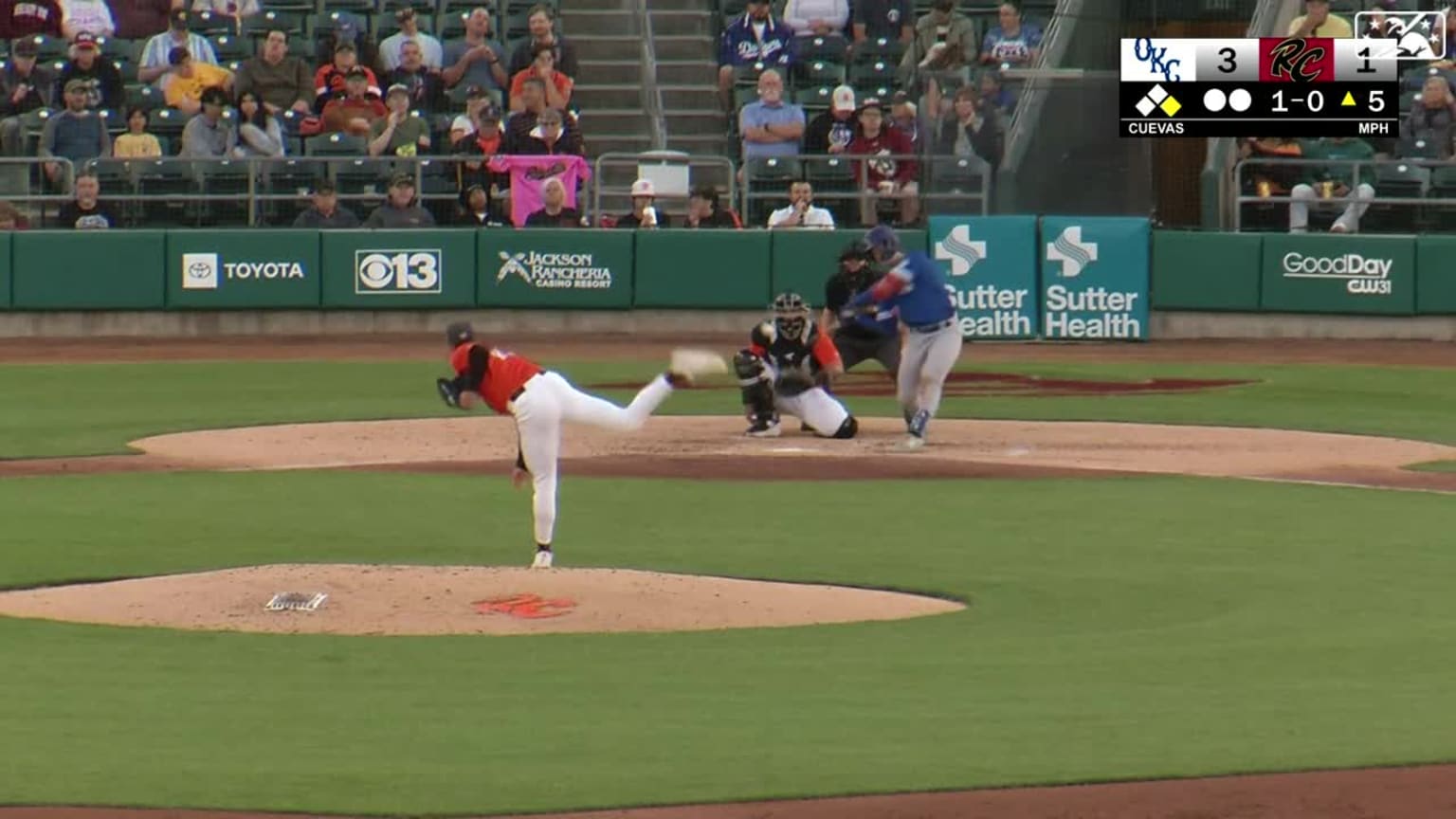 Jonny DeLuca's two-homer game, 05/27/2023