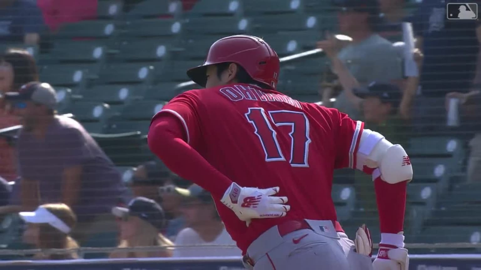 Shohei Ohtani exits the game with injury 07/27/2023 Los Angeles Angels