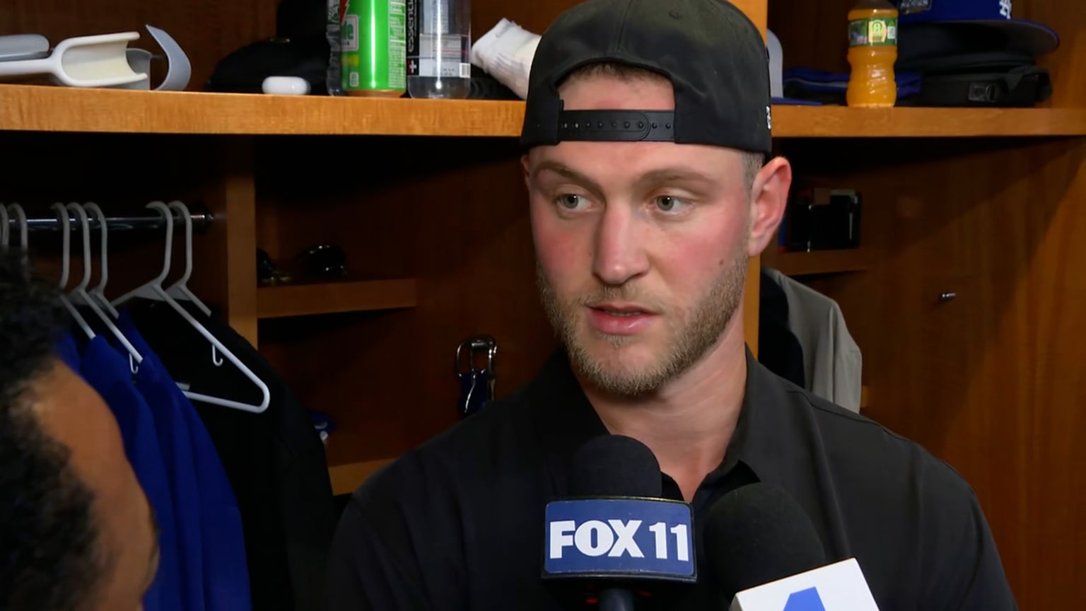 Ben Casparius on Game 4 start, dealing with nerves | 10/29/2024 | Los ...