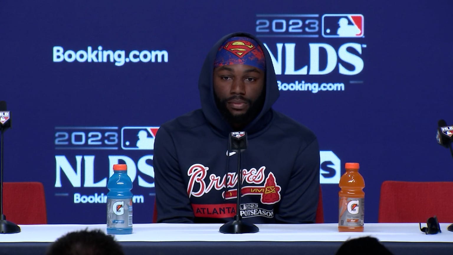 The Braves speak to the media ahead of NLDS Game 2 | 10/09/2023 | Texas ...
