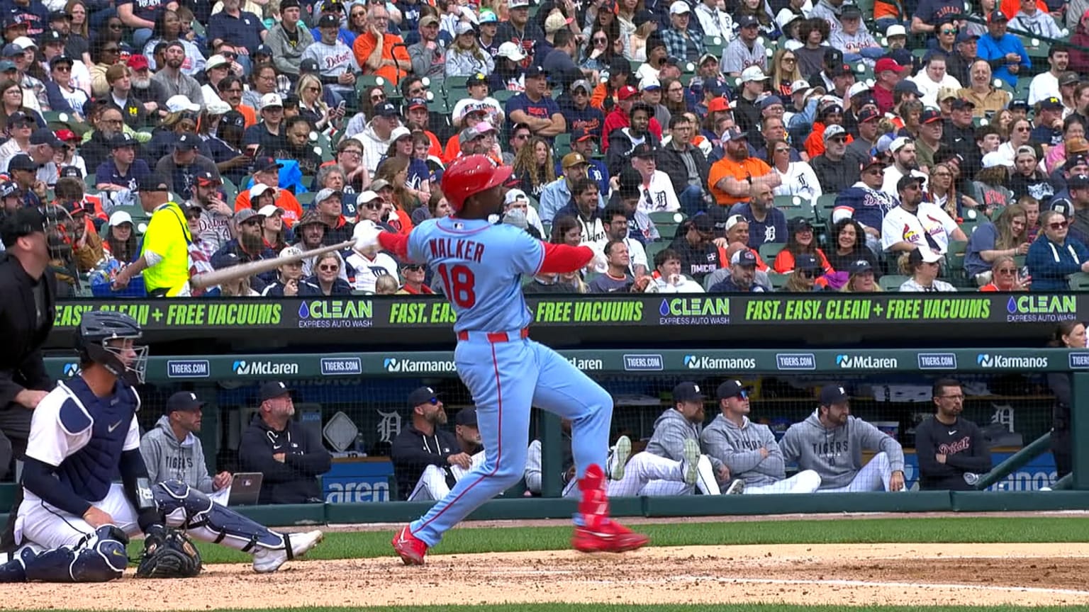 Data Viz: Jordan Walker's grand slam | 04/04/2026 | St. Louis Cardinals