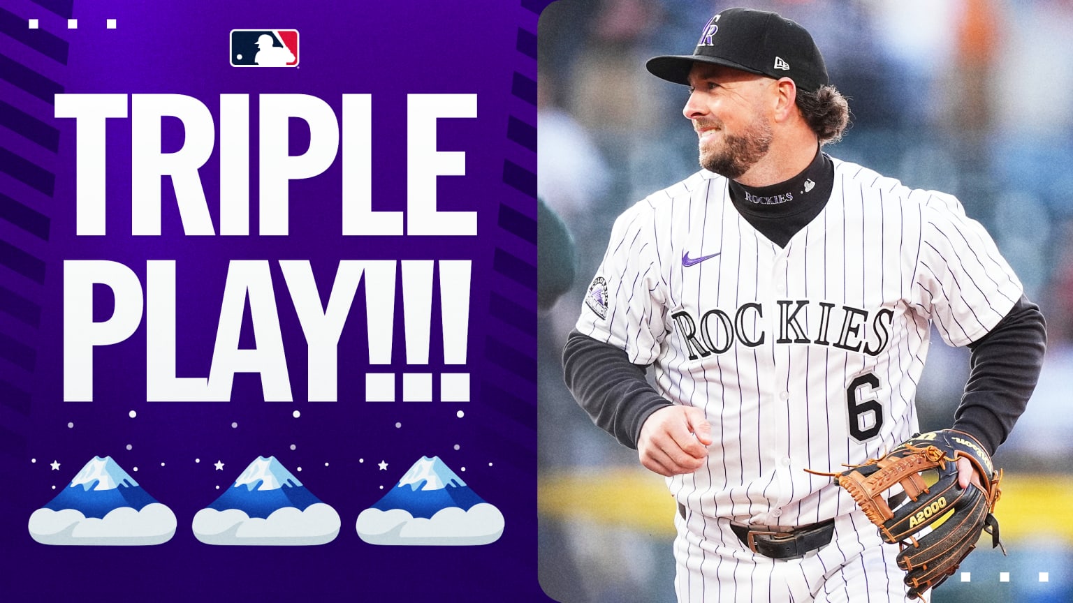 Rockies turn first triple play of 2025 | 04/05/2025 | MLB Japan