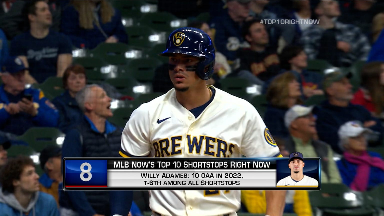 April 8, 2023: Milwaukee Brewers shortstop Willy Adames (27