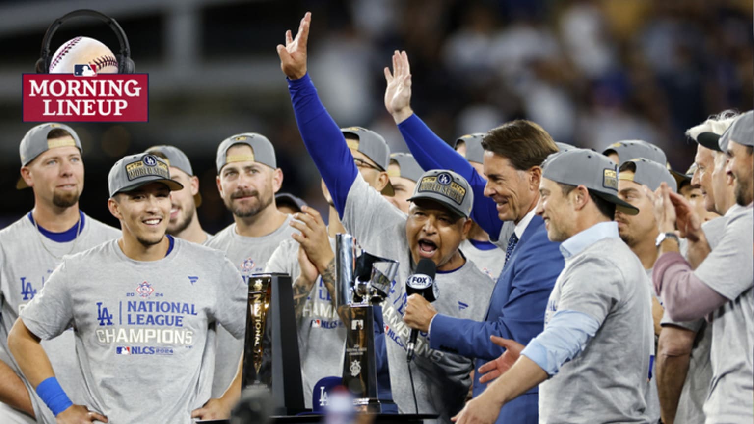 Dodgers advance to the World Series Morning Lineup 21/10/2024