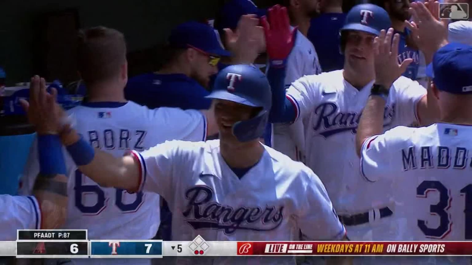 The Rangers rally for five runs in the 5th inning | 05/03/2023 | Texas ...