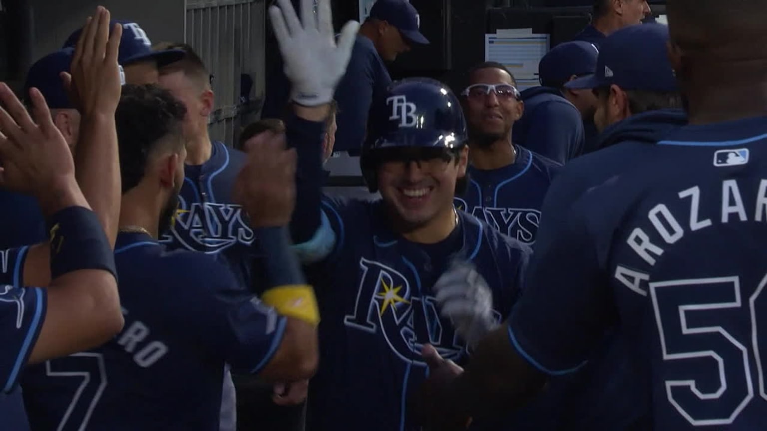 Austin Shenton da su primer HR en Las Mayores | 27/04/2024 | Los Rays ...