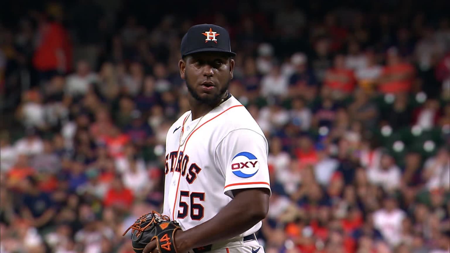 Photo: Astros Ronel Blanco Celebrates 7-0 Win - PIT2023041220 