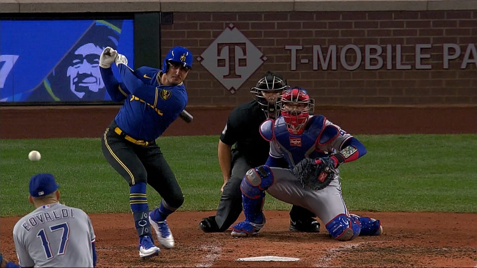 Josh Rojas smacks a RBI single to center field | 09/29/2023 | Seattle ...