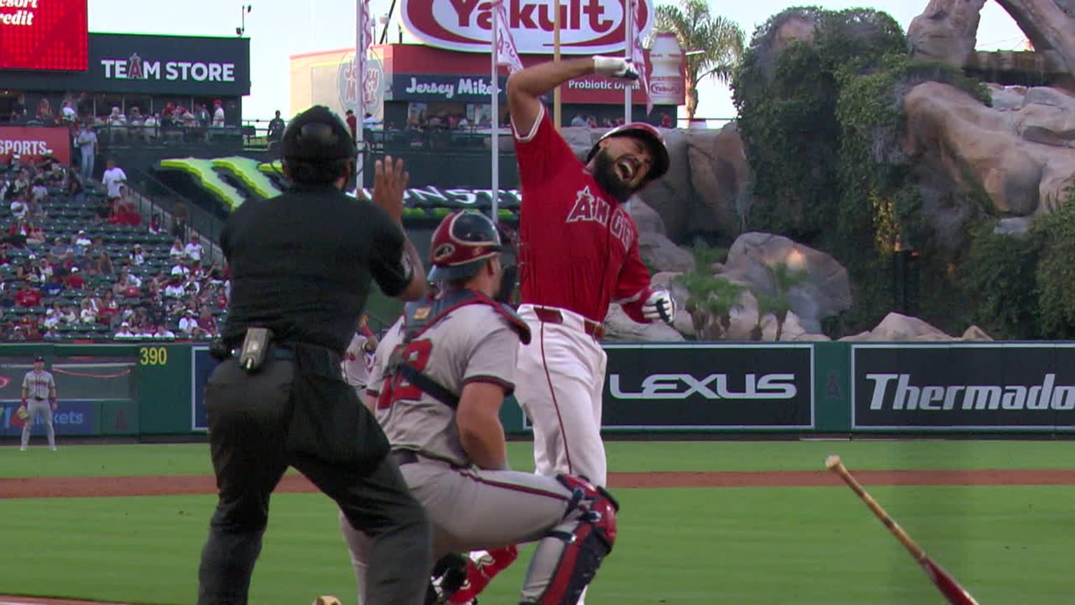 Anthony Rendon gets hit by a pitch, exits in the 4th | 08/16/2024 | Los ...
