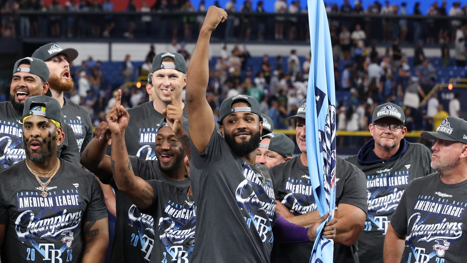 Rays receive AL Championship trophy | 10/19/2026 | MLB.com