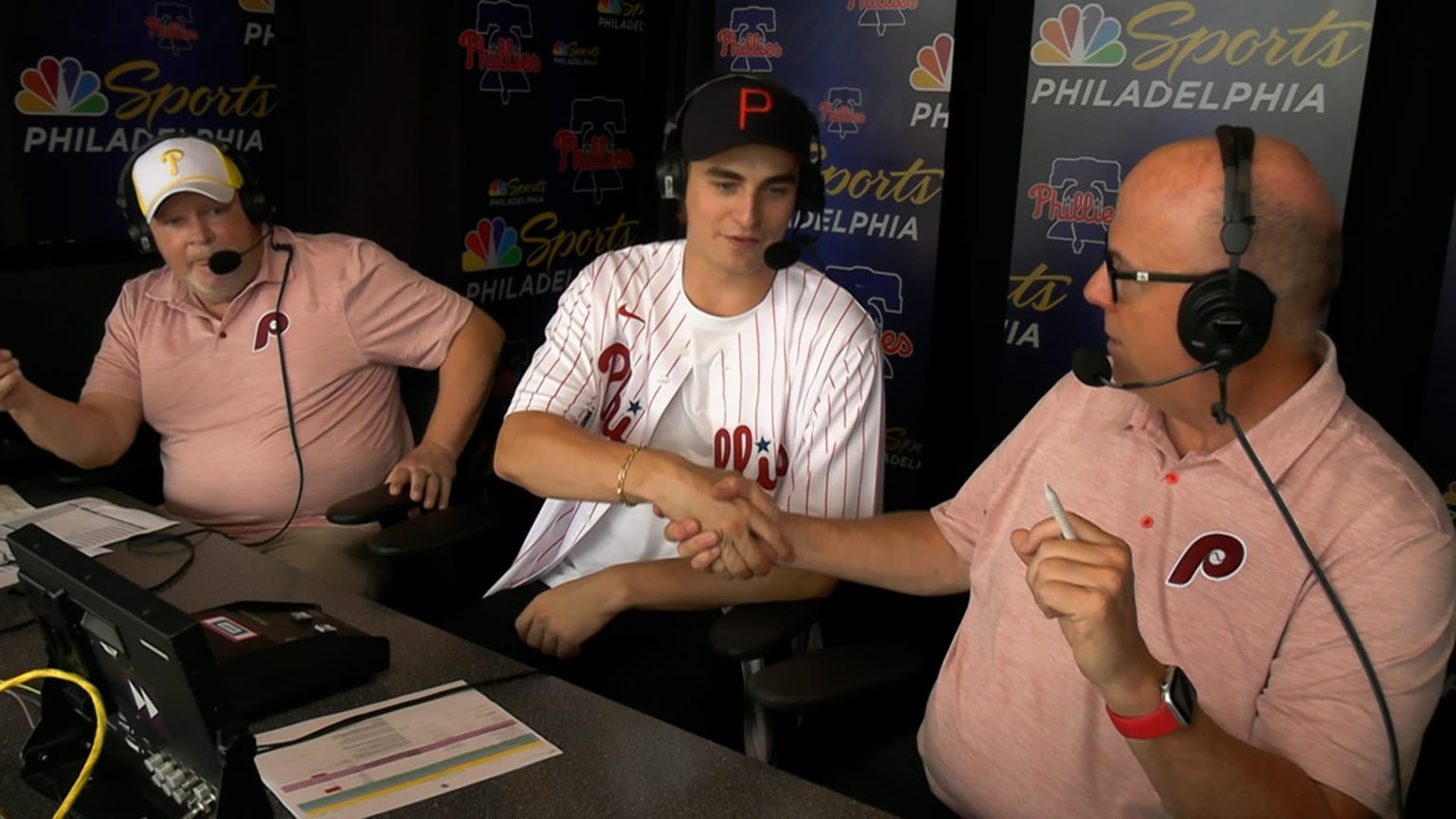 Flyers' Porter Martone joins the Phillies' broadcast | 09/10/2026 ...