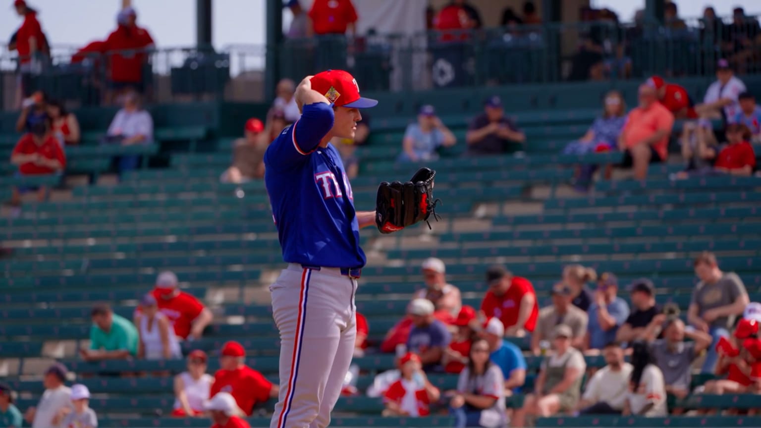 Jack Leiter strikes out Yoán Moncada | 02/23/2026 | Texas Rangers