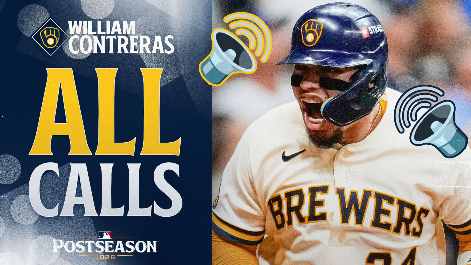 Every call of William Contreras' game-tying home run | 10/12/2026 ...
