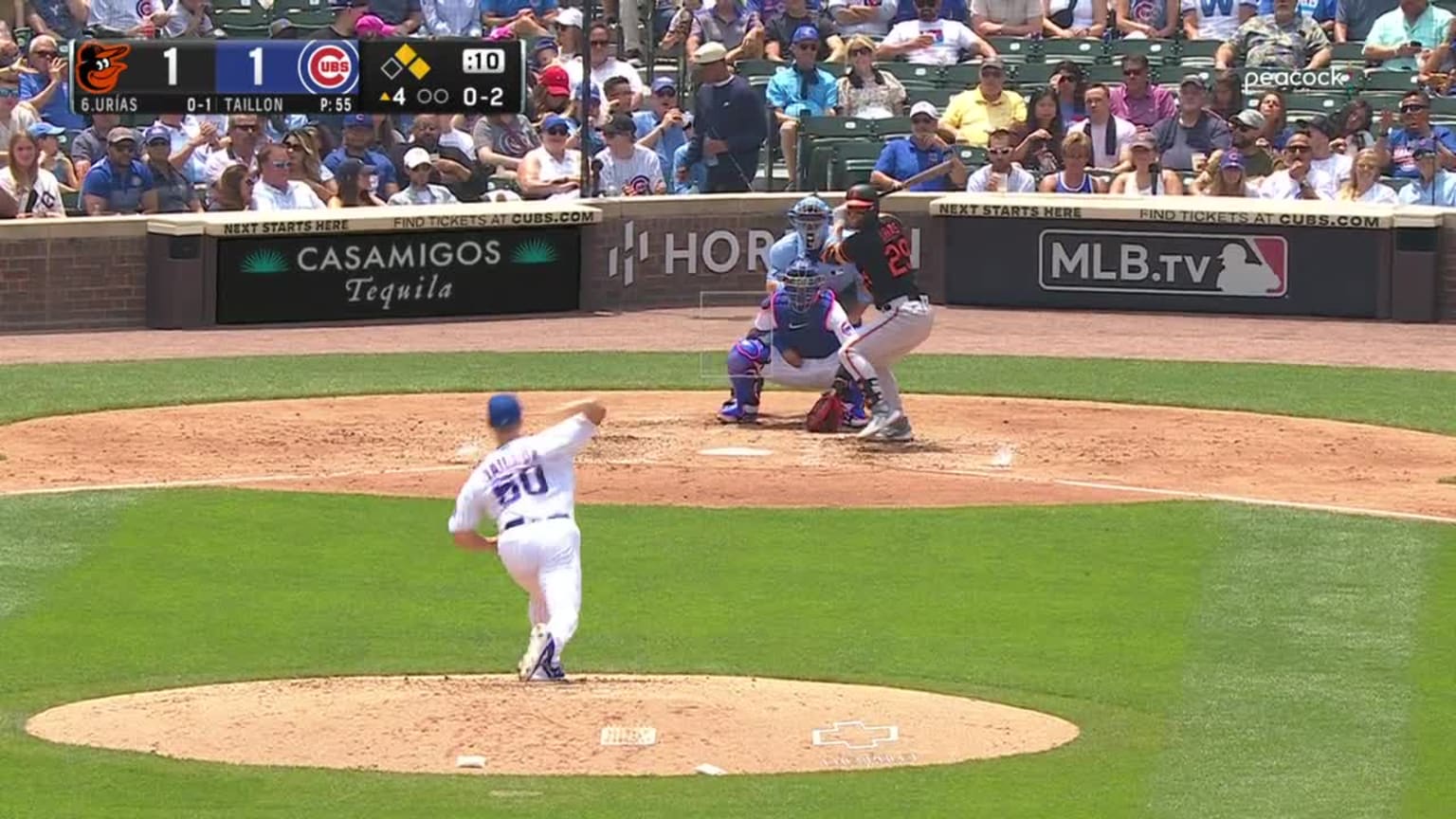 Ramón Urías slaps an RBI single to left in the 4th | 06/18/2023 ...
