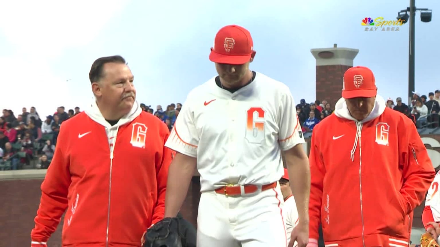 Keaton Winn exits with injury 05/14/2024 San Francisco Giants