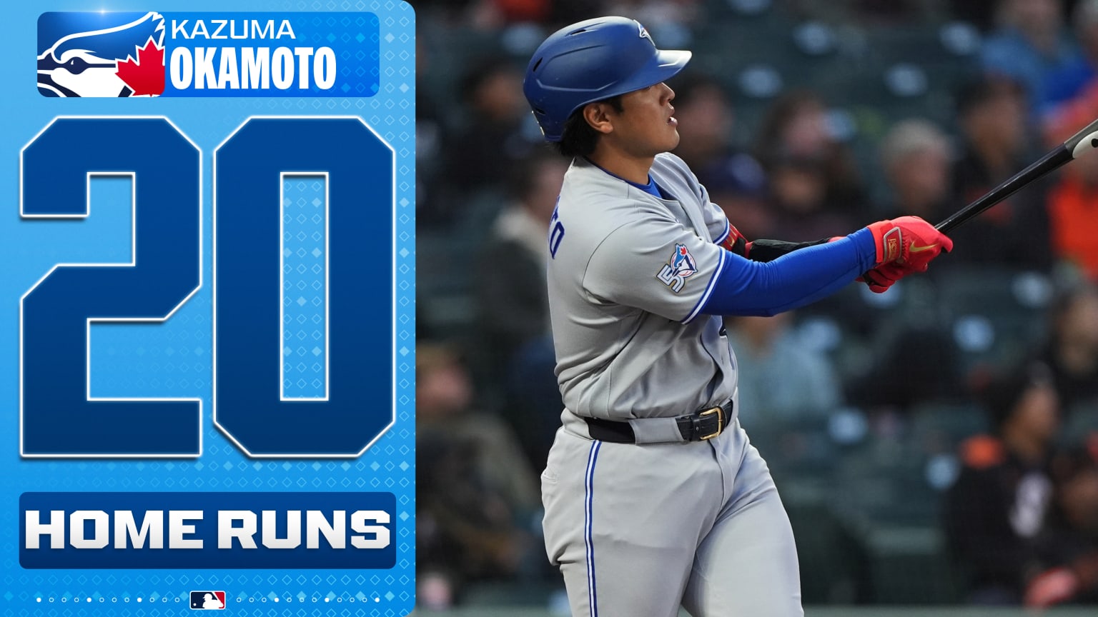 Kazuma Okamoto's solo home run (20) | 07/06/2026