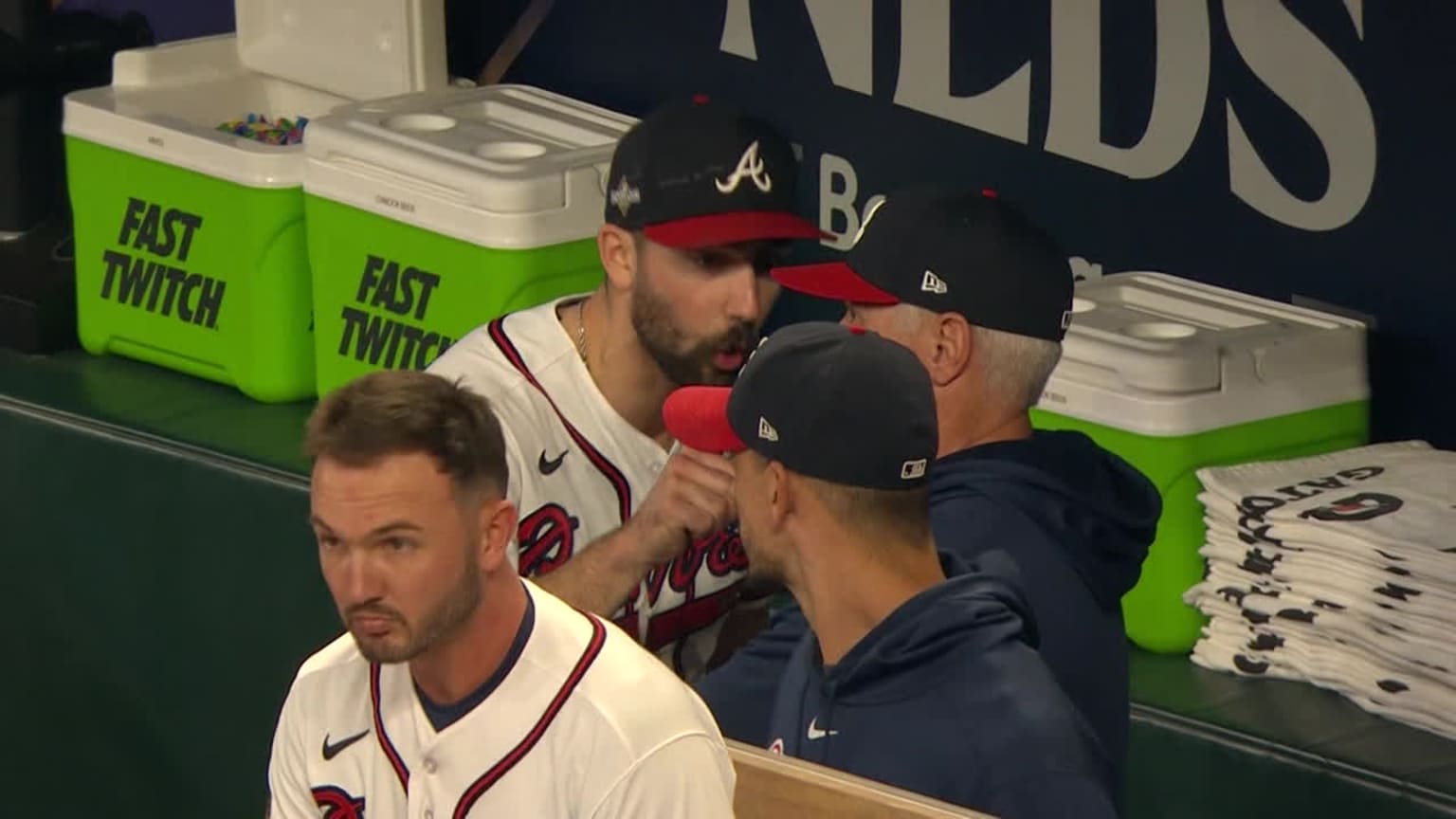 Spencer Strider breaks silence on heated dugout moment with coach during  Braves playoff loss vs. Phillies