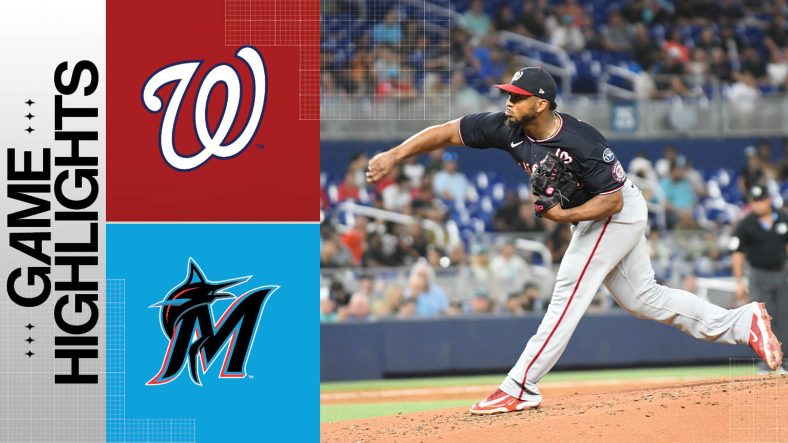 Nationals vs. Marlins Highlights 08/25/2023 Washington Nationals