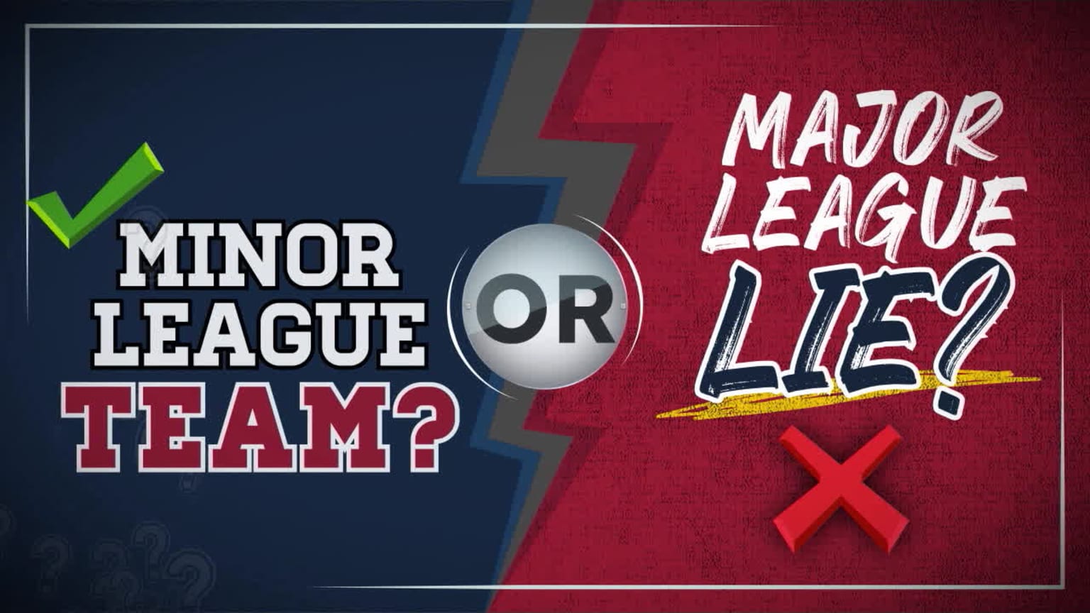 Minor League team or Major League Lie | 08/03/2024 | MLB.com
