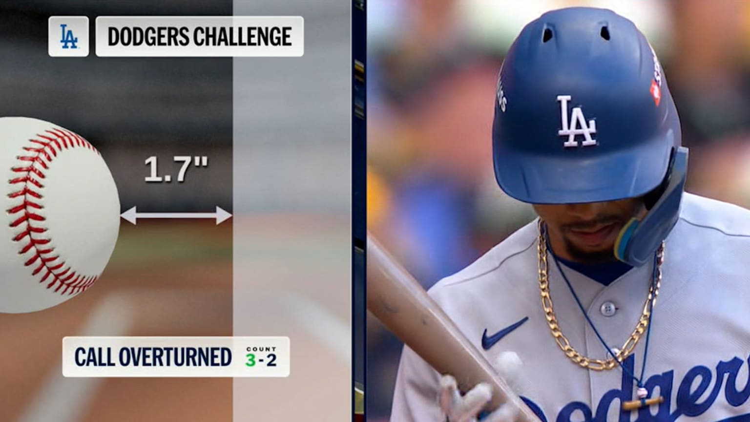 Strike 3 overturned by ABS | 10/12/2026 | Los Angeles Dodgers