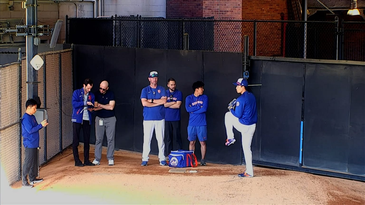 Kodai Senga throws a bullpen session | 04/16/2024 | New York Mets