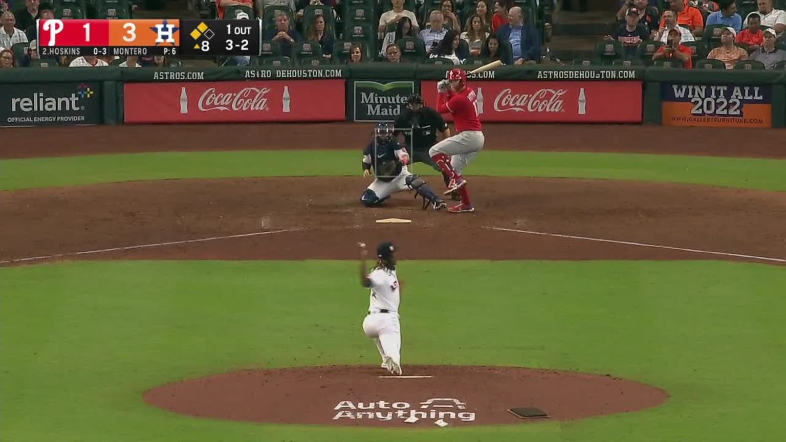 Rhys Hoskins' sac fly | 10/05/2022 | Philadelphia Phillies