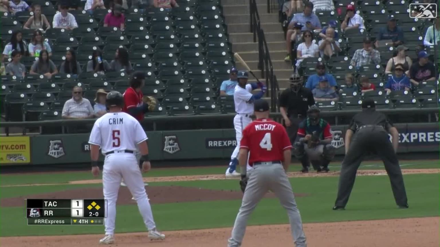 Rangers OF Leody Taveras hits grand slam as rehab moves to Triple