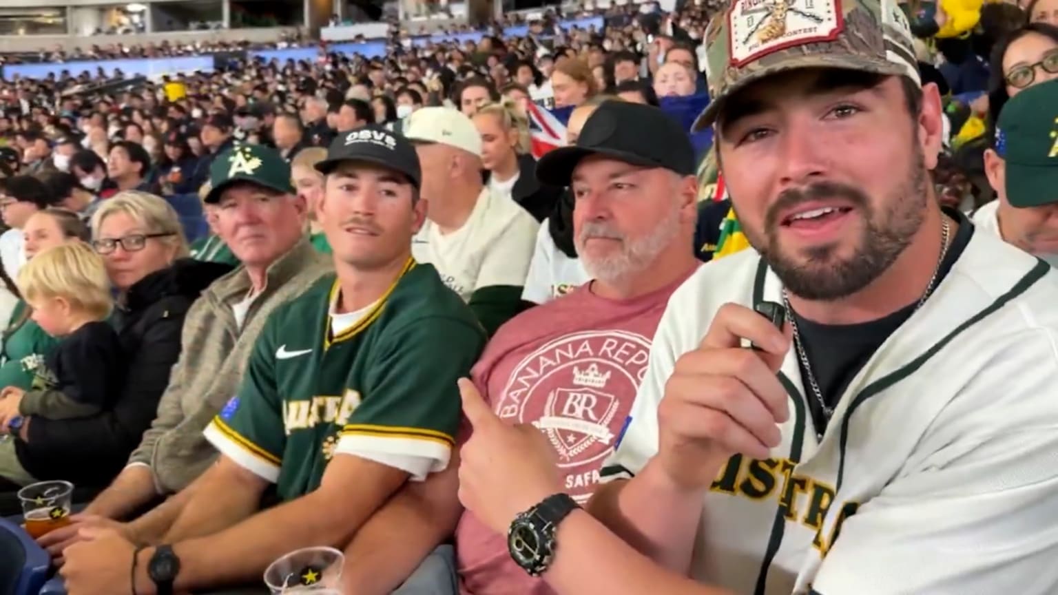 Callum MacDonald emotional in stands for his brother | 03/08/2026 | MLB.com