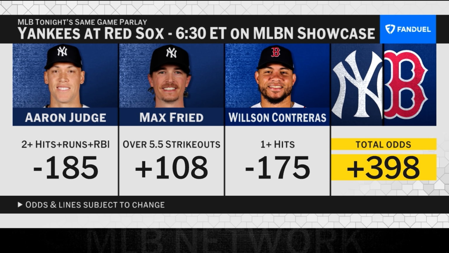 MLB Tonight picks FanDuel SGP for April 22 | 04/22/2026 | MLB.com