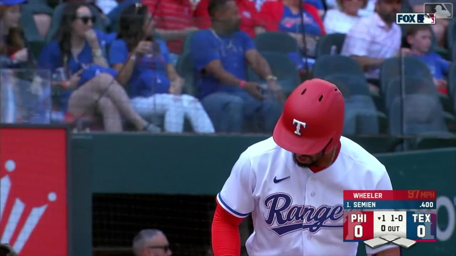Semien smokes a leadoff home run to right-center | 04/01/2023 | Texas ...