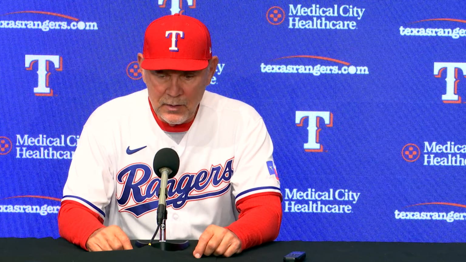 Rangers manager Bruce Bochy shares updates on injured All-Stars