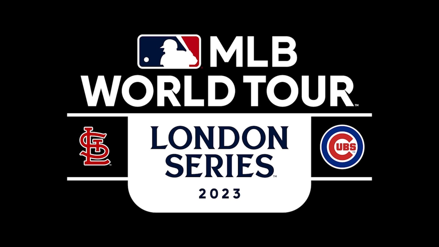 HOT SALE!!! MLB World Tour London Series 2023 Logo Baseball T