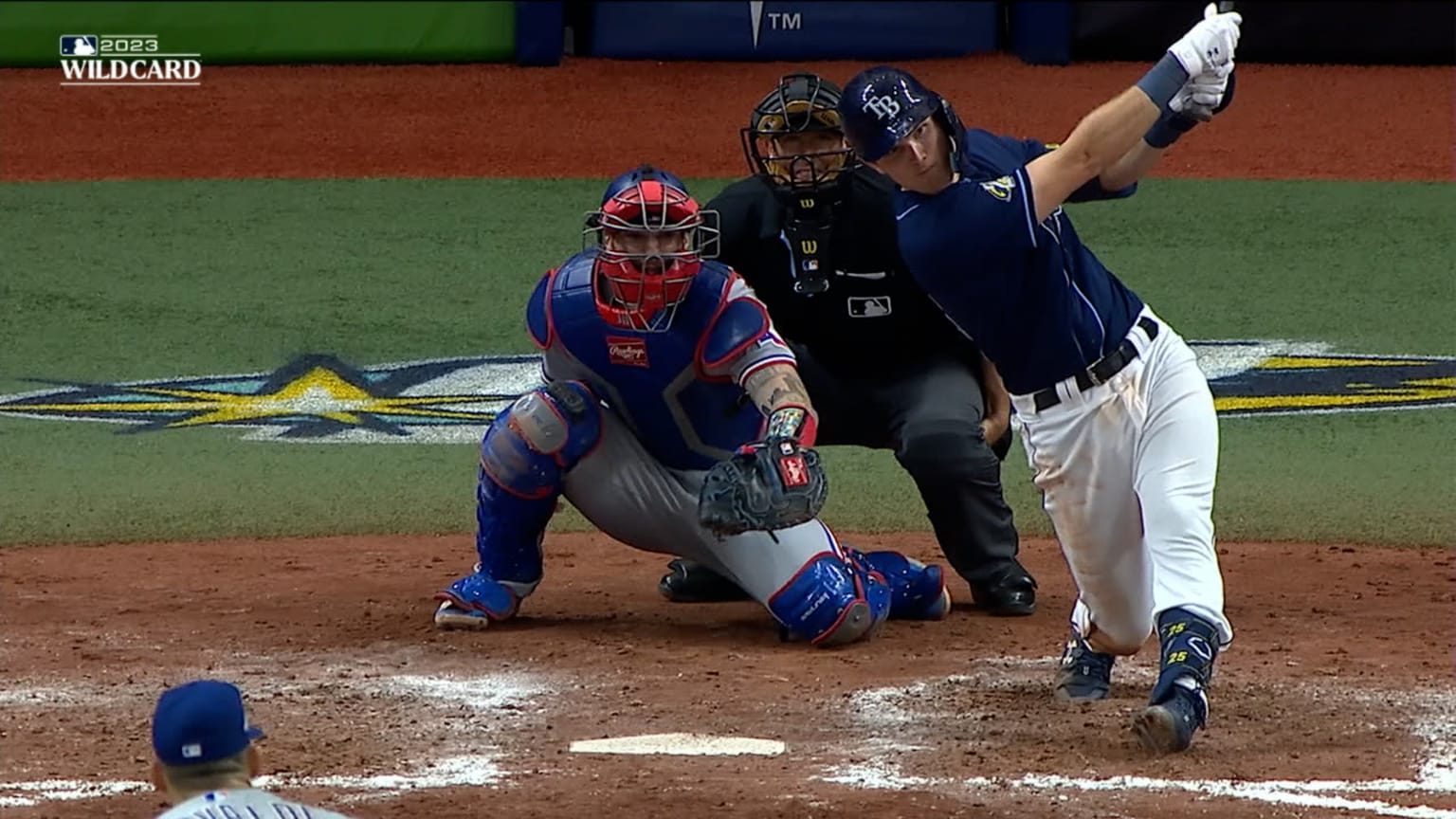 Mead produce con sencillo 04/10/2023 Los Rays de Tampa Bay