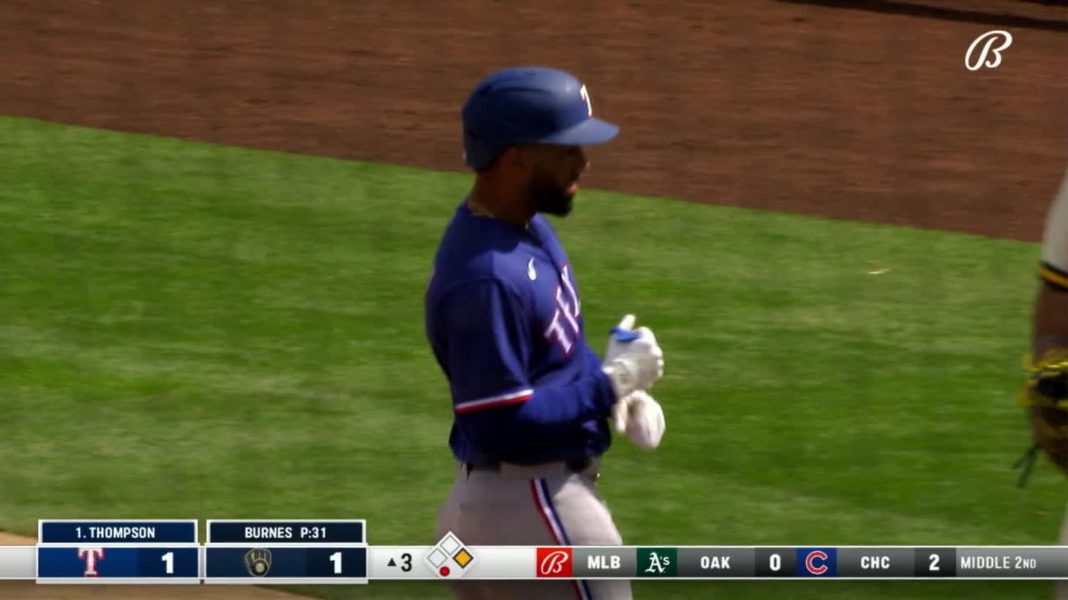 Durán's RBI single 03/02/2023 Texas Rangers