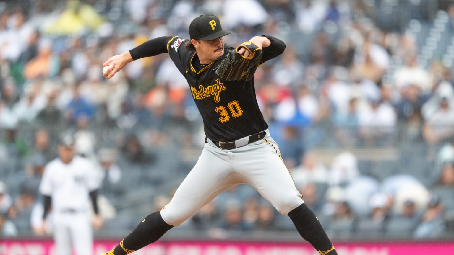 Paul Skenes strikes out Jazz Chisholm Jr. 09/28/2024 Pittsburgh Pirates