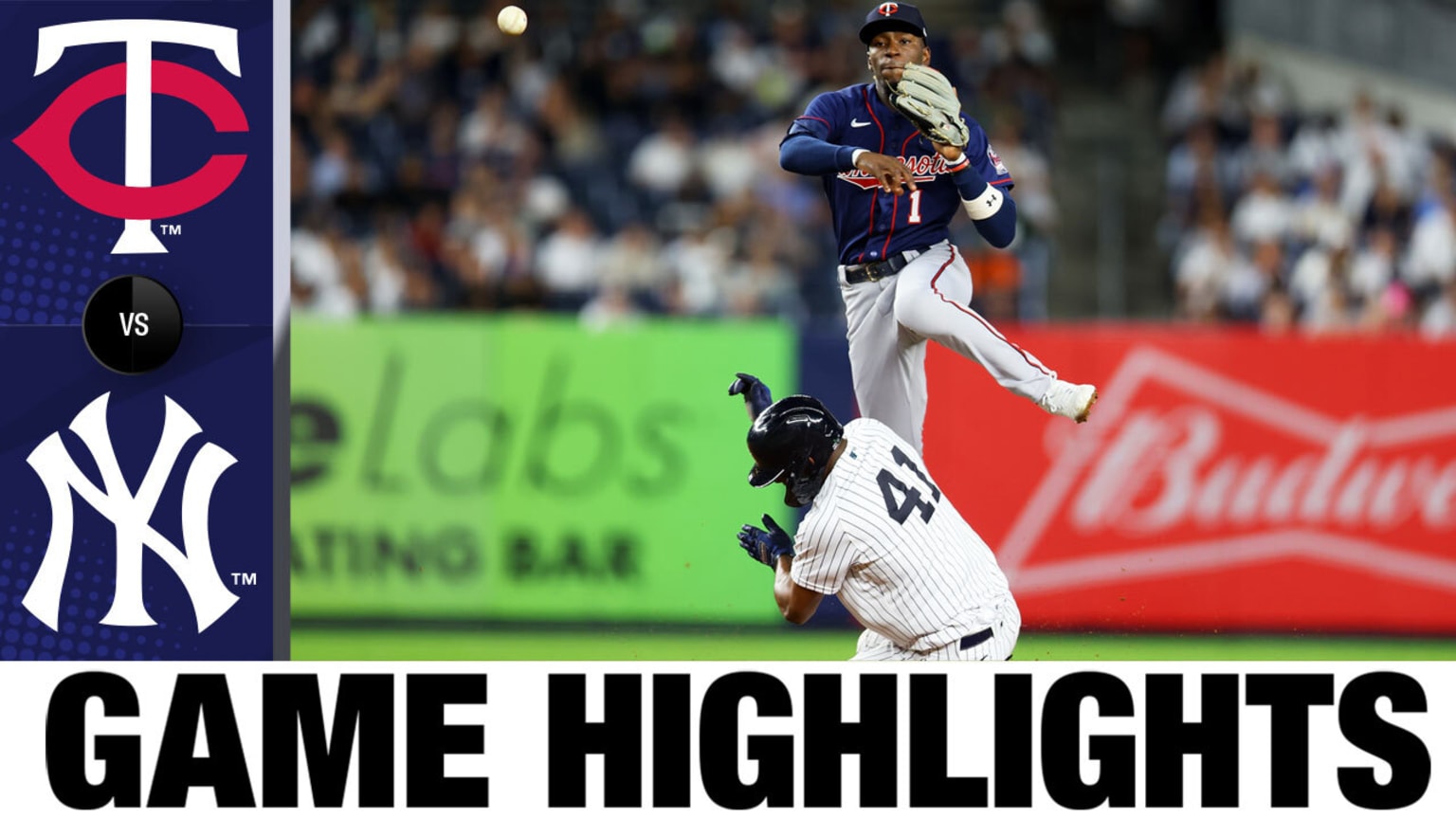 Twins vs. Yankees Highlights 09/08/2022 New York Yankees