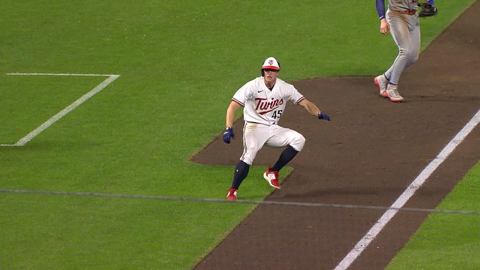 Stevenson anota la del despegue 08/09/2023 Los Twins de Minnesota