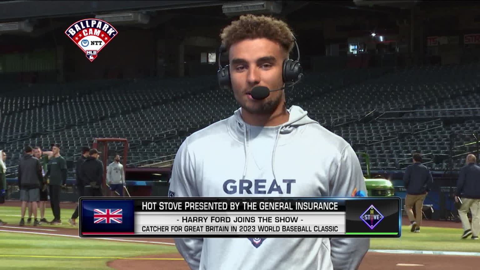 Harry Ford is the face of baseball's future in Great Britain