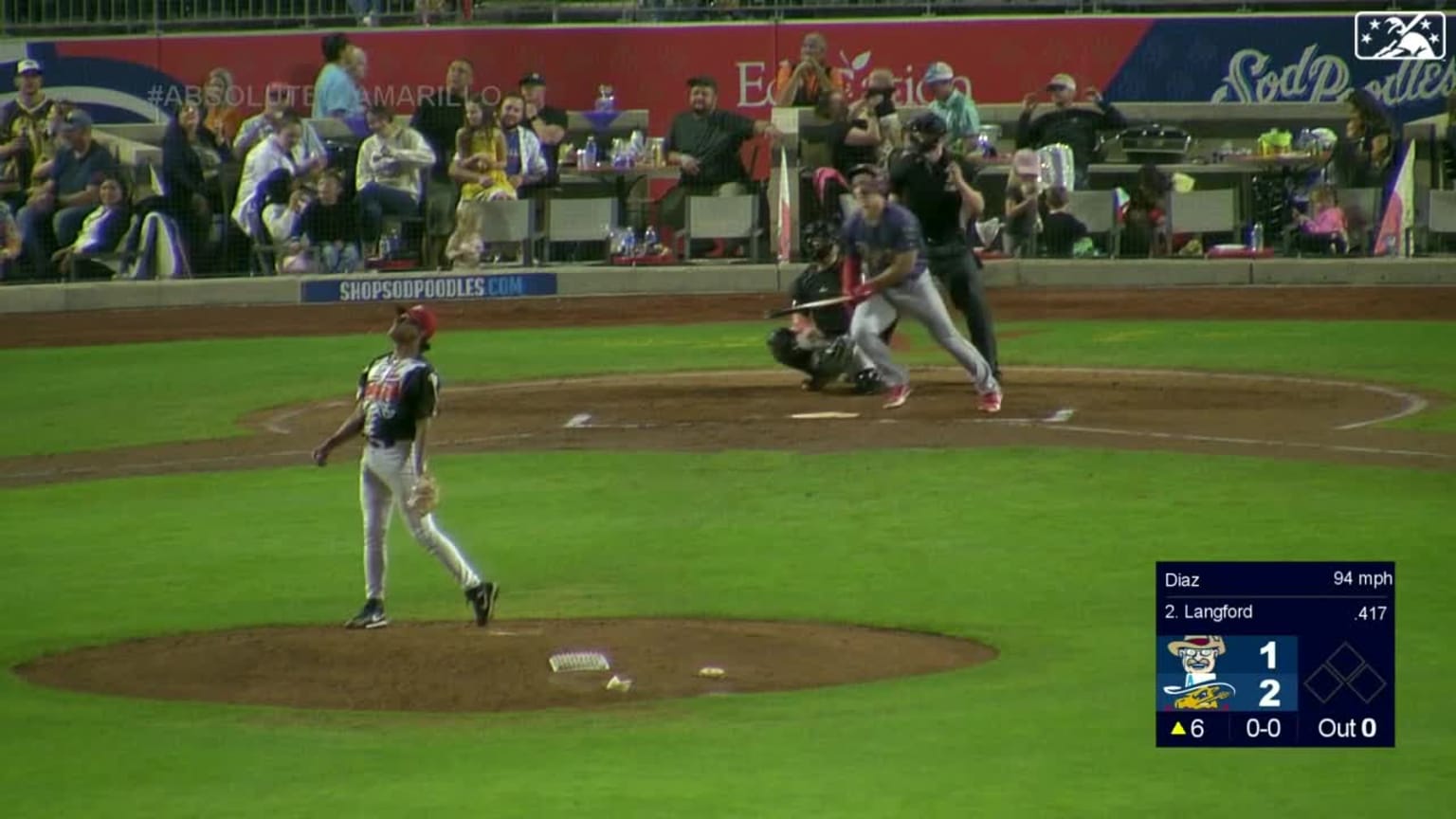 Langfords' fourth homer 09/17/2023 Texas Rangers