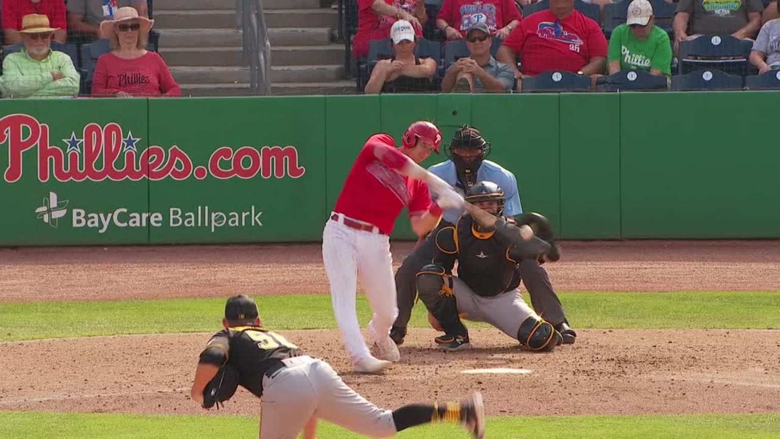 Will Toffey hits a home run to left field | 03/10/2023 | Philadelphia ...