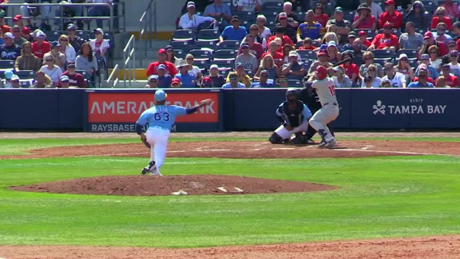 Edwin Uceta strikes out the side | 02/25/2025 | Tampa Bay Rays