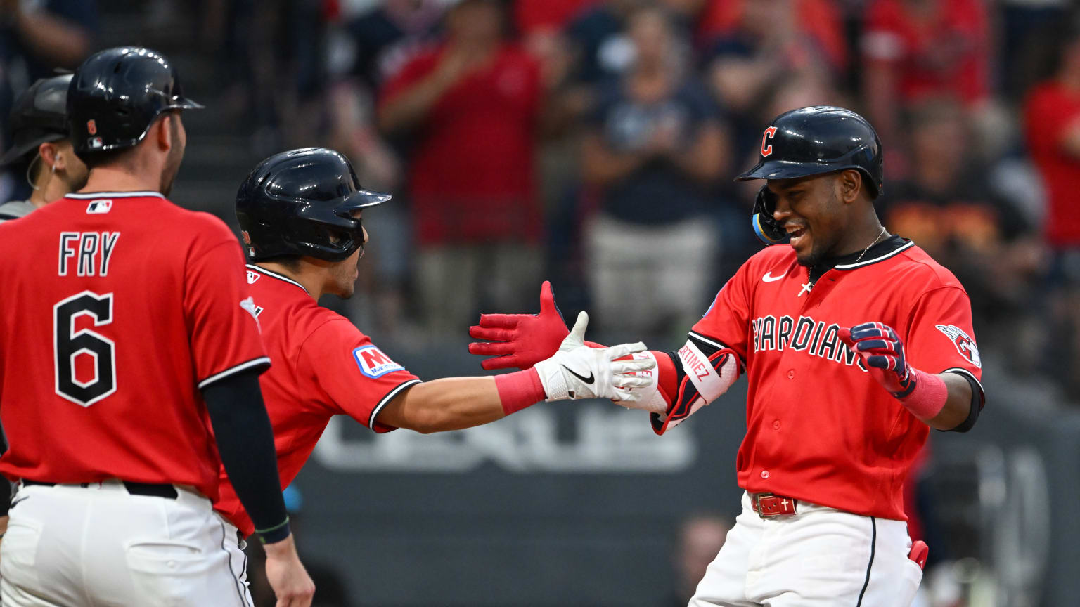 Angel Martínez's two-run homer (10)