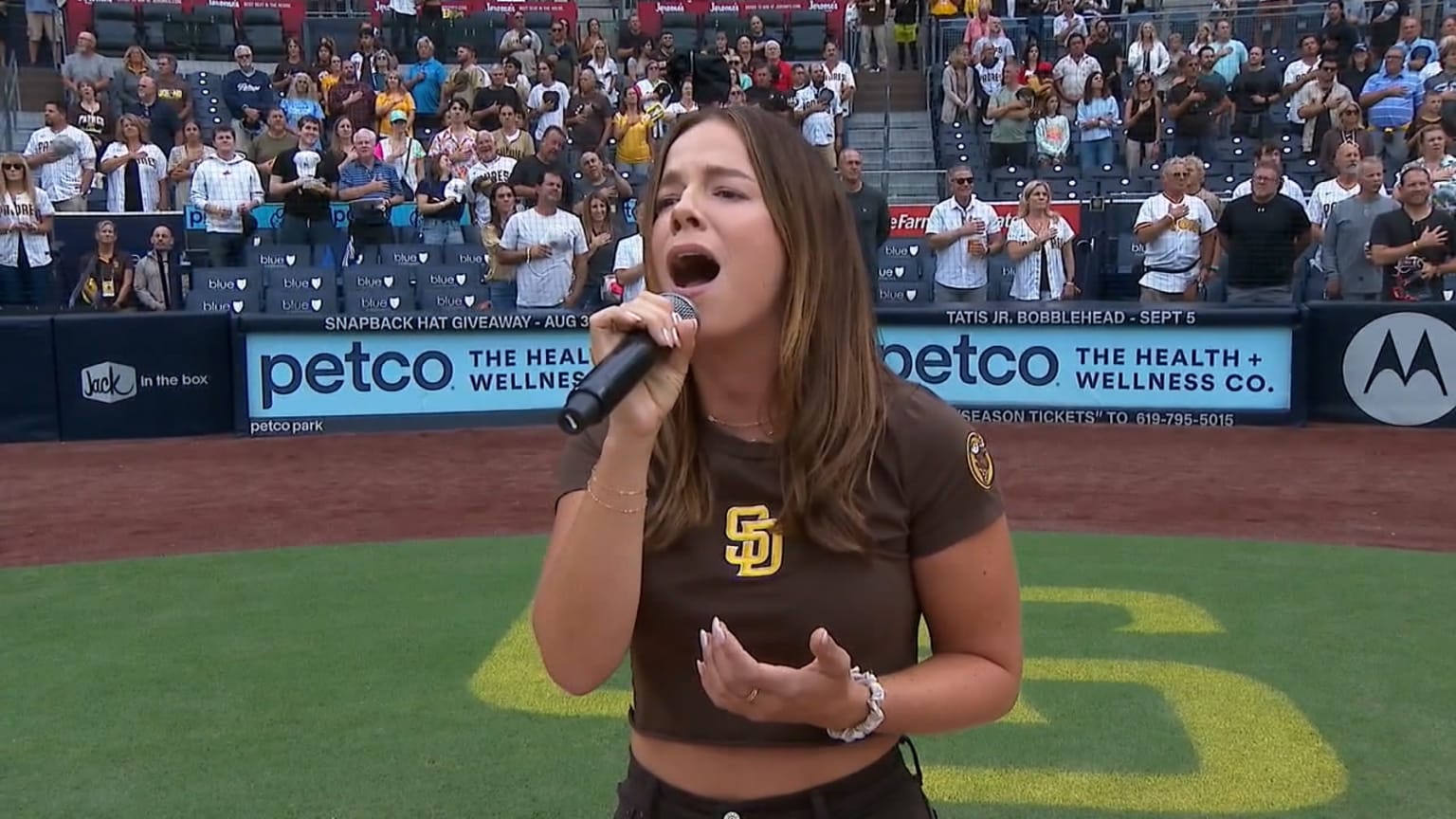 8/19/23 Game 2 National Anthem 08/19/2023 San Diego Padres