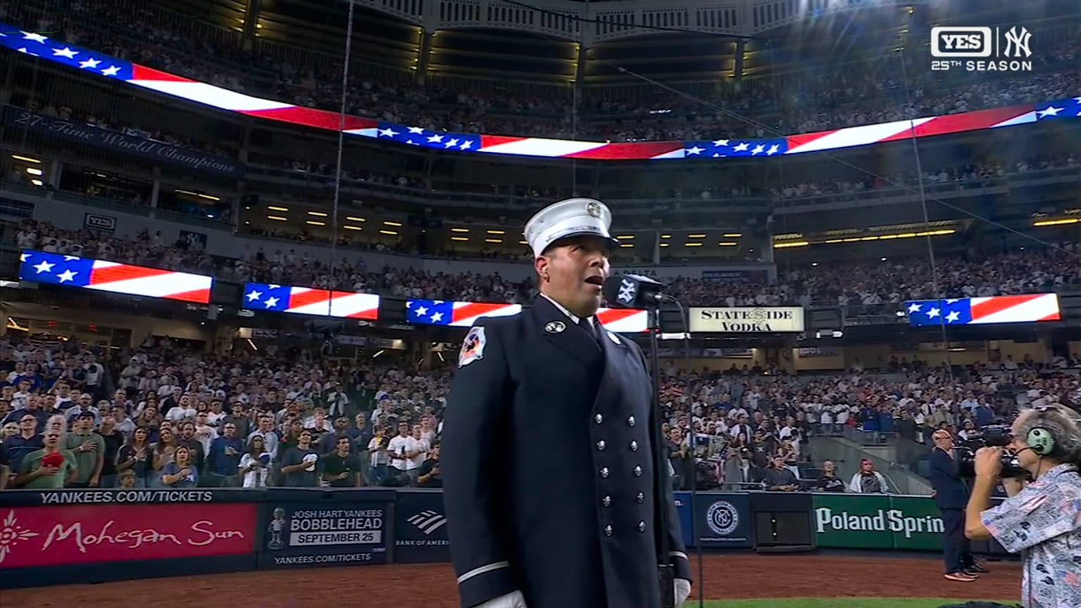 'God Bless America' is performed between innings in N | 09/11/2026 ...