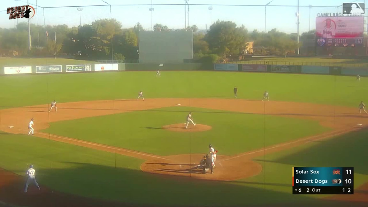 Owen Carey singles on a line drive to right fielder Kade Snell. Colby ...