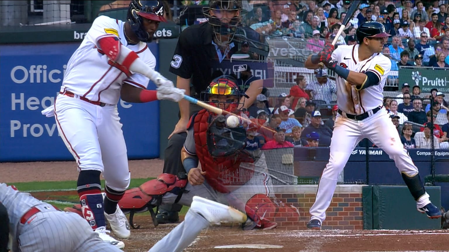 Braves' threehomer 1st inning 06/27/2023 Atlanta Braves