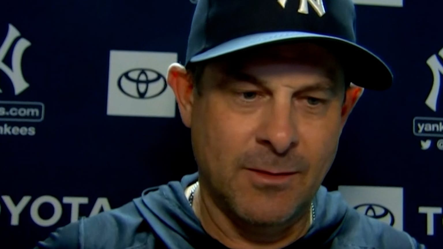 Aaron Boone on Judge's return 07/29/2023 New York Yankees