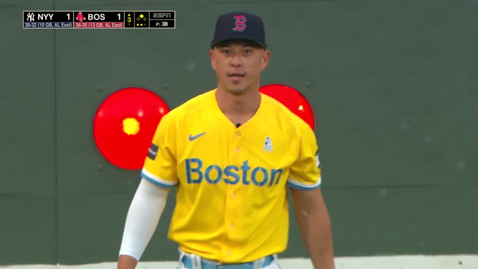 yellow red sox jerseys
