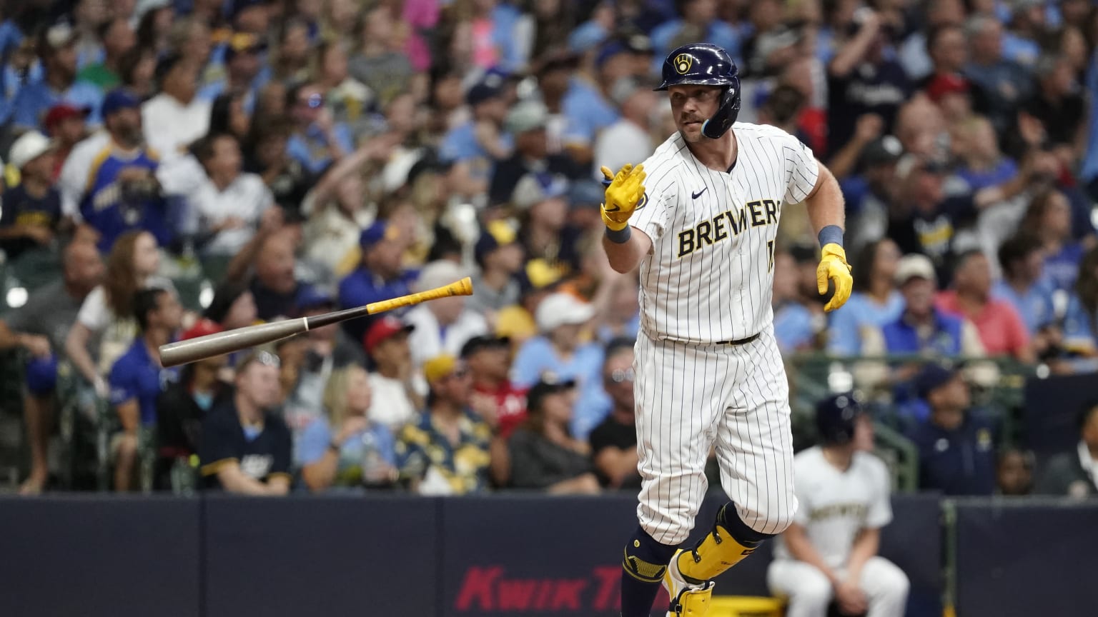 Rhys Hoskins' solo homer (20) | 08/10/2024 | Milwaukee Brewers